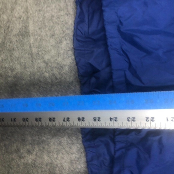 Vintage Woolrich Jacket Mens Size Medium Vented Raincoat Anorak Lightweight Blue - Picture 9 of 11